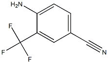 4-氨基-3-三氟甲基苯腈,,结构式