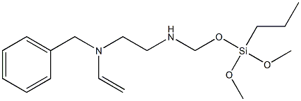乙烯基苄基氨基乙基氨丙基三甲氧基硅烷, , 结构式