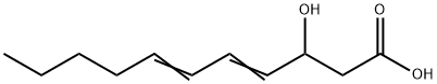 trans,trans-3-Hydroxyundeca-4,6-dienoic acid Structure