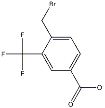 3-TrifluoroMethyl-4-broMoMethylbenzoate Struktur
