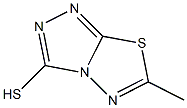 6-METHYL-[1,2,4]TRIAZOLO[3,4-B][1,3,4]THIADIAZOLE-3-THIOL, , 结构式