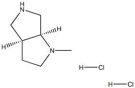 (3aS,6aS)-1-Methyl-hexahydropyrrolo[3,4-b]pyrrole Dihydrochloride Structure