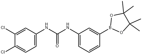 1-(3,4-Dichlorophenyl)-3-[3-(tetramethyl-1,3,2-dioxaborolan-2-yl)phenyl]urea|1-(3,4-Dichlorophenyl)-3-[3-(tetramethyl-1,3,2-dioxaborolan-2-yl)phenyl]urea