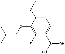 2-Fluoro-4-methoxy-3-(2-methylpropoxy)phenylboronic acid|