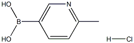 2-Picoline-5-boronic acid, hydrochloride Structure