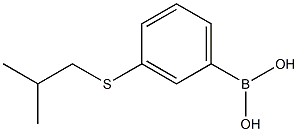 3-(Isobutylthio)phenylboronic acid Struktur