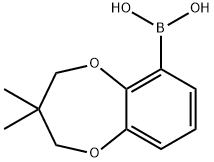 3,3-Dimethyl-2,4-dihydro-1,5-benzodioxepine-6-boronic acid Structure