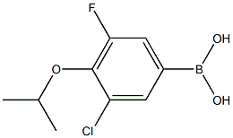 3-Chloro-5-fluoro-4-isopropoxyphenylboronic acid Structure