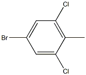 4-溴-2,6-二氯甲苯, , 结构式