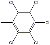 2,3,4,5,6-Pentachlorotoluene Solution Struktur