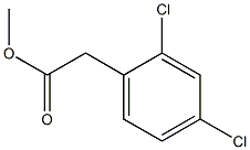 2,4-Dichlorophenylacetic acid methyl ester Solution Structure