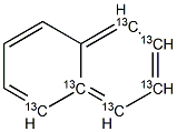 Naphthalene  (13C6) Solution,,结构式