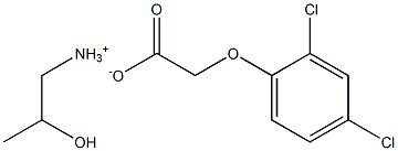 2.4-D isopropanol amine salt Solution 化学構造式