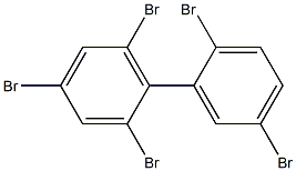 2.2'.4.5'.6-Pentabromobiphenyl Solution 结构式