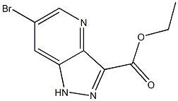 Ethyl 6-broMo-1H-pyrazolo[4,3-b]pyridine-3-carboxylate Structure