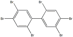 2,2',4,4',5,5'-Hexabromobiphenyl 100 μg/mL in Hexane 结构式