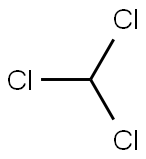 Chloroform Picograde for residue analysis (stabilised with 0.2-1.8 % ethanol),,结构式