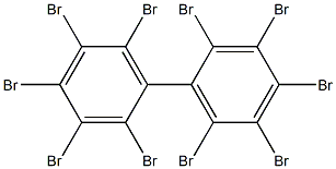 Decabromobiphenyl 100 μg/mL in Hexane,,结构式