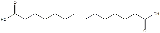 Heptanoic acid (Heptylic acid),,结构式