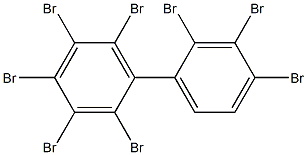 Octabromobiphenyl (technical) (FR250 BA, Dow Chemicals) Structure