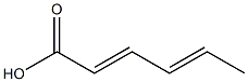 Sorbic acid 1.0 mg/mL in Water Struktur