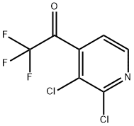 1-(2,3-dichloropyridin-4-yl)-2,2,2-trifluoroethanone Struktur