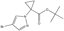 1-(4-BroMo-pyrazol-1-yl)-cyclopropanecarboxylic acid tert-butyl ester|