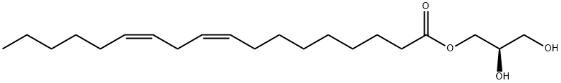 1-Linoleoyl Glycerol, 2258-92-6, 结构式