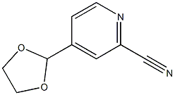 4 - (1,3- 二氧戊环)- 2- 乙腈,,结构式