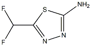 2-Amino-5-difluoromethyl-1,3,4-thiadiazole Structure