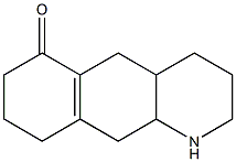 1,2,3,4,4a,5,8,9,10,10a-decahydrobenzo[g]quinolin-6(7H)-one Structure