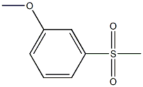 1-Methoxy-3-(Methylsulfonyl)benzene Structure
