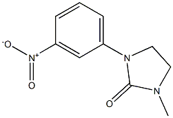 1-Methyl-3-(3-nitrophenyl)iMidazolidin-2-one Struktur