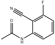 n-(2-cyano-3-fluorophenyl)acetaMide Struktur