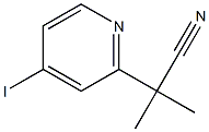 2-(4-碘吡啶-2-基)-2-甲基丙腈,1217486-73-1,结构式