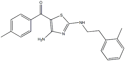 (4-aMino-2-((2-Methylphenethyl)aMino)thiazol-5-yl)(p-tolyl)Methanone