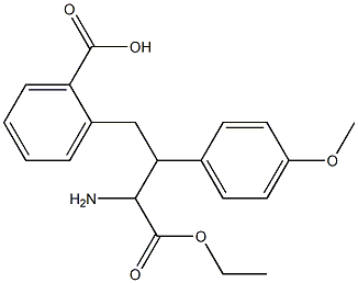 2-(3-aMino-4-ethoxy-2-(4-Methoxyphenyl)-4-oxobutyl)benzoic acid|