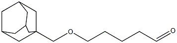 5-(adaMantan-1-ylMethoxy)pentanal 化学構造式