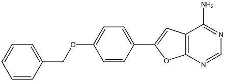 6-(4-(benzyloxy)phenyl)furo[2,3-d]pyriMidin-4-aMine|