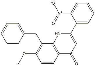 8-benzyl-7-Methoxy-2-(2-nitrophenyl)quinolin-4(1H)-one