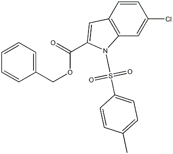 benzyl 6-chloro-1-tosyl-1H-indole-2-carboxylate|