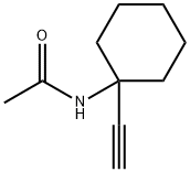 N-(1-ethynylcyclohexyl)acetaMide Structure