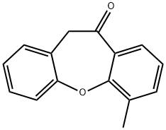 6-メチルジベンゾ[B,F]オキセピン-10(11H)-オン 化学構造式