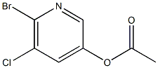 Acetic acid 6-broMo-5-chloro-pyridin-3-yl ester|