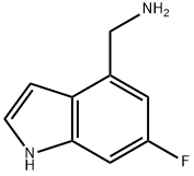 (6-fluoro-1H-indol-4-yl)MethanaMine Structure