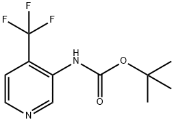 3-(Boc-aMino)-4-trifluoroMethylpyridine 结构式