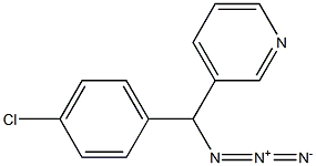 3-(azido(4-chlorophenyl)Methyl)pyridine Structure