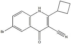 6-broMo-2-cyclobutyl-4-oxo-1,4-dihydroquinoline-3-carbonitrile|