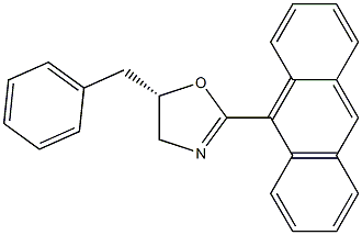 (S)-2-(Anthracen-9-yl)-5-benzyl-4,5-dihydrooxazole,,结构式
