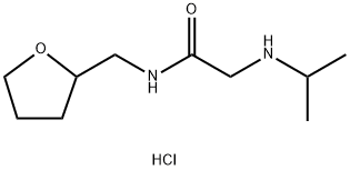 2-IsopropylaMino-N-(tetrahydro-furan-2-ylMethyl)-acetaMide 结构式